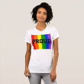Proud Gay Rainbow Shirt (Vorne ganz)