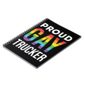Proud Gay Trucker Notizblock (Linke Seite)