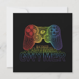 Proud Gaymer, Gay Pride Gaming Dankeskarte