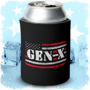 Proud Generation X Gen Xer American Flag Gen X Dosenkühler