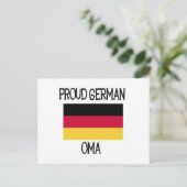 Proud German Oma Postkarte (Stehend Vorderseite)