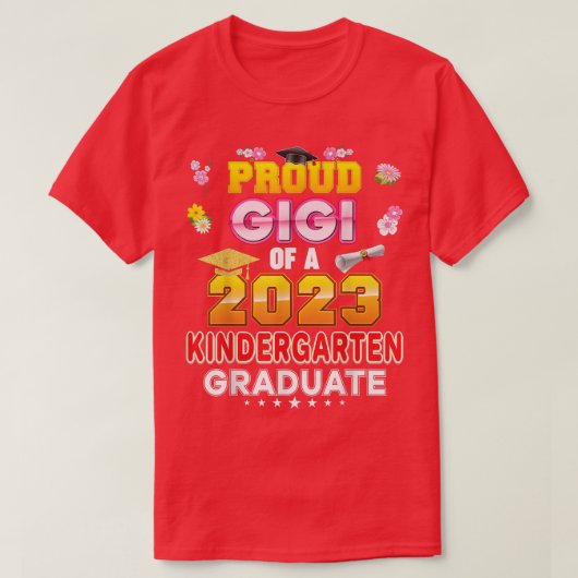 Proud Gigi eines Kindergartenstudiums der Klasse 2 T-Shirt (Design vorne)