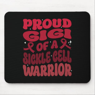 Proud Gigi von einem Sichelzellenkrieger Ribbon Om Mousepad