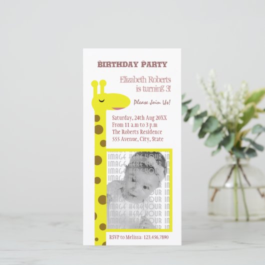 Proud Giraffe (Stehend Vorderseite)