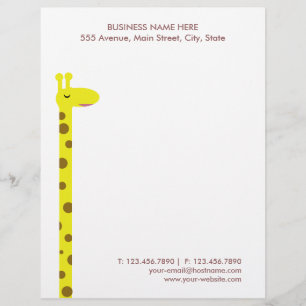 Proud Giraffe Briefkopf