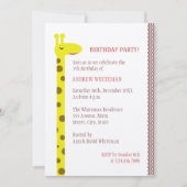 Proud Giraffe Einladung (Vorderseite)