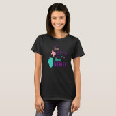 Proud Girl Design Just a Texas Mädchen in Illinois T-Shirt (Vorne ganz)