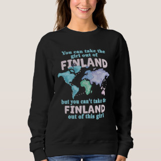 Proud Girl From Finland  Relocation From Finland Sweatshirt