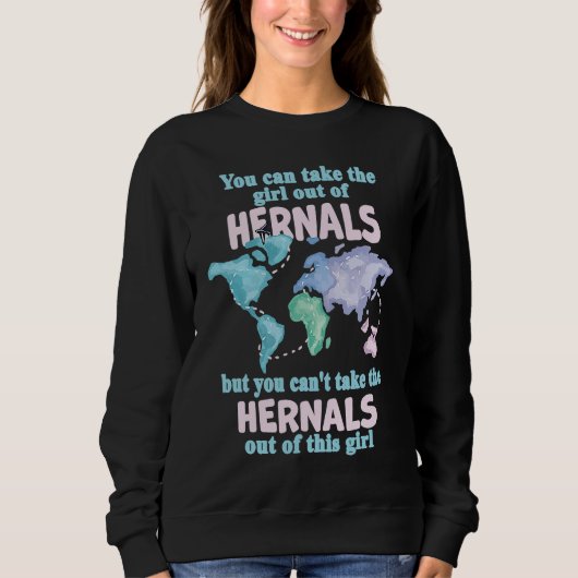 Proud Girl From Hernals Relocation From Hernals Sweatshirt (Vorderseite)