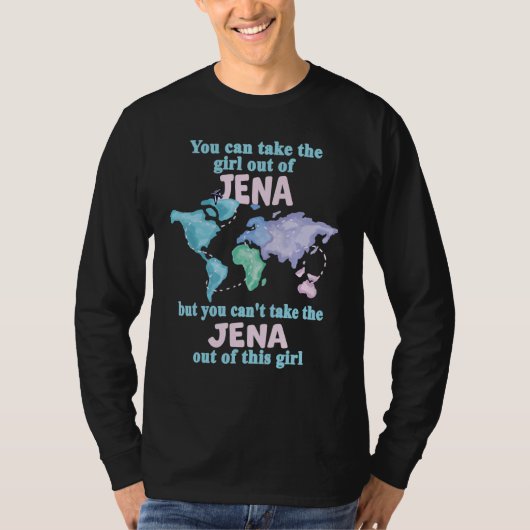 Proud Girl From Jena - Relocation From Jena T-Shirt (Vorderseite)