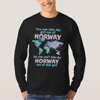 Proud Girl From Norway  Relocation From Norway T-Shirt