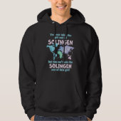 Proud Girl From Solingen Relocation From Solingen Hoodie (Vorderseite)