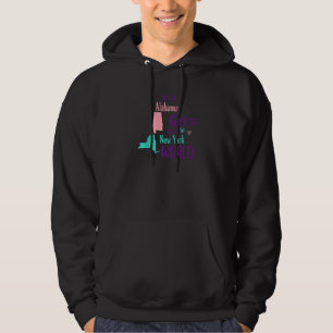 Proud Girl Just a Alabama Mädchen in New York Worl Hoodie