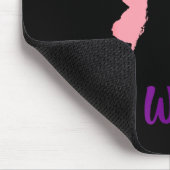 Proud Girl Just A New Jersey Girl In A Delaware Wo Mousepad (Ecke)