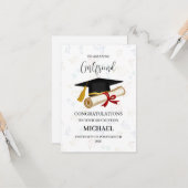 Proud Girlfriend Graduation Personalized Karte (Vorderseite/Rückseite Beispiel)