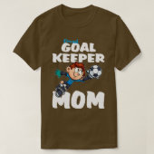 Proud Goalkeeper-Mama T-Shirt (Design vorne)
