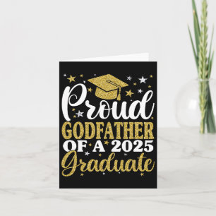 Proud Godvater eines Abschlusses mit Abschluss 202 Karte