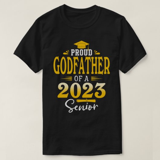Proud GODVATER eines hochrangigen Abschlusses 2022 T-Shirt (Design vorne)