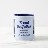 Proud GodVater New Baby Blue Tasse (Zentrum)