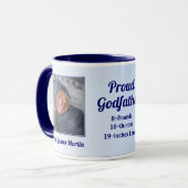 Proud GodVater New Baby Blue Tasse (Vorderseite Links)