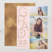 Proud Grad | Ankündigung des Abschlusses | Blüte (Vorne/Hinten)