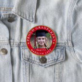 Proud GRADParent Foto 2023 Abschluss Button (Beispiel)