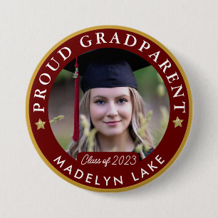 Proud GRADParent Foto 2023 Abschluss Button