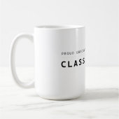 Proud Graduate 2025 Tasse - Personalisiert mit Nam (Links)
