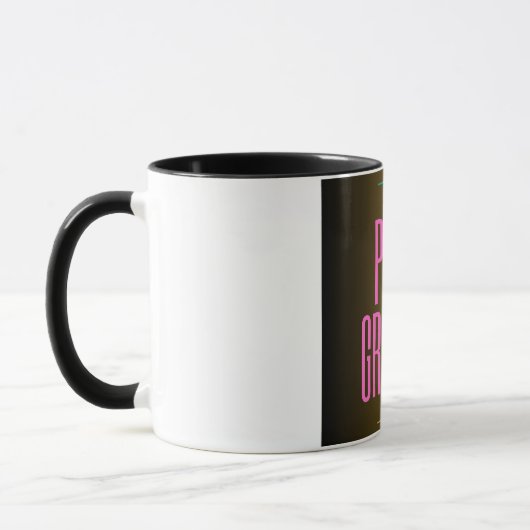 Proud Graduate Elegante Script Tasse (Links)