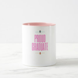 Proud Graduate Elegante Script Tasse
