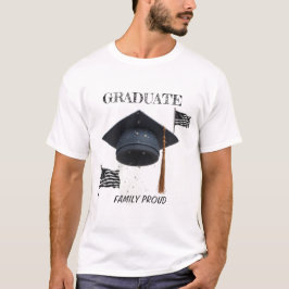 🎓 Proud Graduate - T - Shirt für Familienfeiern