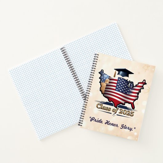 "Proud Graduate USA Style" Notizblock (Innenseite)