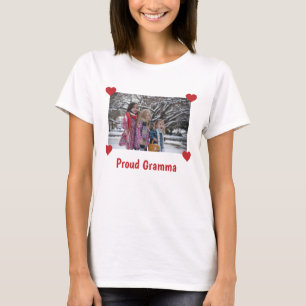 Proud Gramma Liebe Oma Foto Machen Sie Ihren T - S T-Shirt