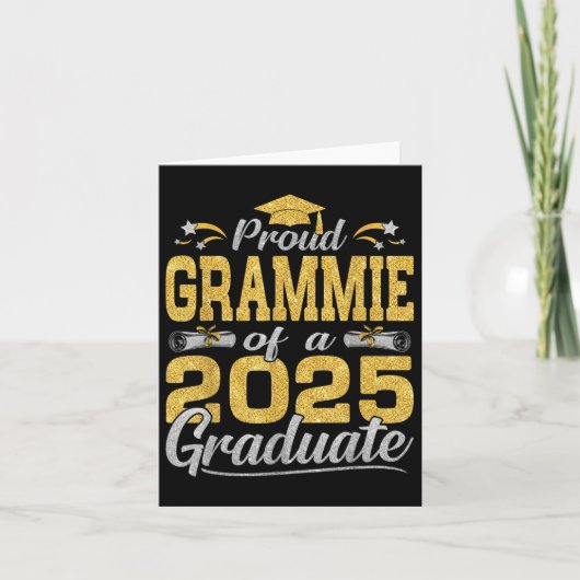 Proud Grammie of a 2025 Graduate Abschluss 2025 A Karte (Vorderseite)