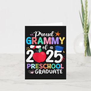 Proud Grammy of 2025 Vorschool Abschluss Graduate Karte