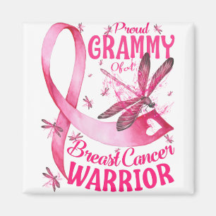 Proud Grammy of a Brustkrebs Warrior Awareness Magnet