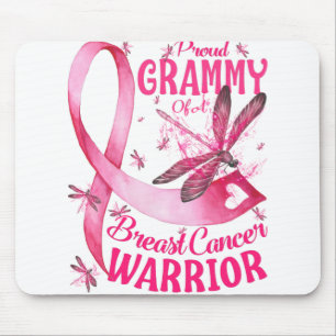 Proud Grammy of a Brustkrebs Warrior Awareness Mousepad