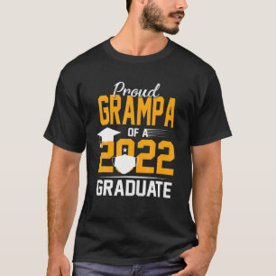 Proud Grampa einer 2022-Grad-Senior-Gesichtsmaske T-Shirt