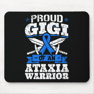 Proud Granddad von einem Rett-Syndrom Kriegerkrieg Mousepad