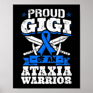 Proud Granddad von einem Rett-Syndrom Kriegerkrieg Poster