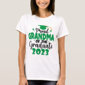 Proud GRANDMA einer Klasse von 2023 Graduate Fun T-Shirt (Vorderseite)