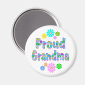 Proud Grandma Magnet (Vorderseite/Rückseite)