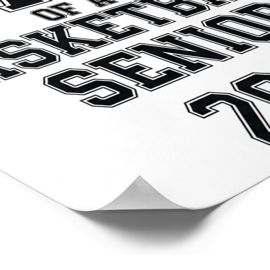 Proud Grandma of a 2026 Football Senior Class Poster (Ecke)