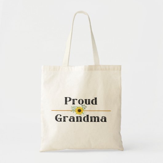 PROUD GRANDMA - Tote Bag Tragetasche (Vorne)