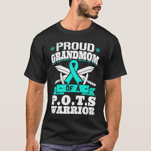 Proud Grandmom Of A POTS Warrior Orthostatic Aware T-Shirt (Vorderseite)