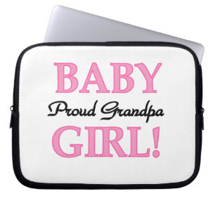Proud Grandpa Baby Girl Geschenke Laptopschutzhülle