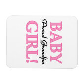 Proud Grandpa Baby Girl Geschenke Magnet (Horizontal)