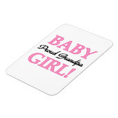 Proud Grandpa Baby Girl Geschenke Magnet (Linke Seite)