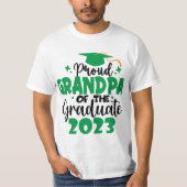 Proud GRANDPA einer Klasse von 2023 Graduate Fun T-Shirt (Vorderseite)