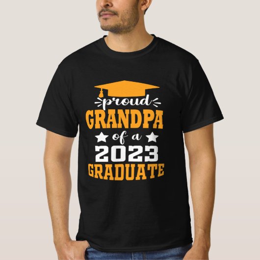 Proud GRANDPA einer Klasse von 2023 Graduate Moder T-Shirt (Vorderseite)